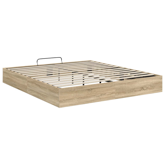 Cadru de pat otoman Stejar Sonoma 193 x 120 x 25 cm PAL - WALTI WALTI