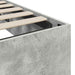 Cadru de pat otoman cu depozitare Beton 193 x 120 x 25 cm PAL - WALTI WALTI
