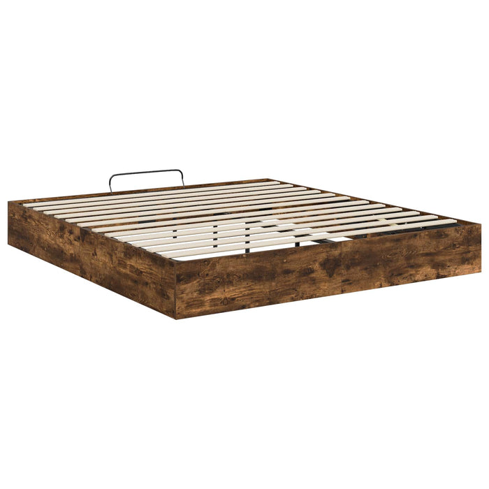 Cadru de pat otoman Stejar fumuriu 193 x 120 x 25 cm PAL - WALTI WALTI