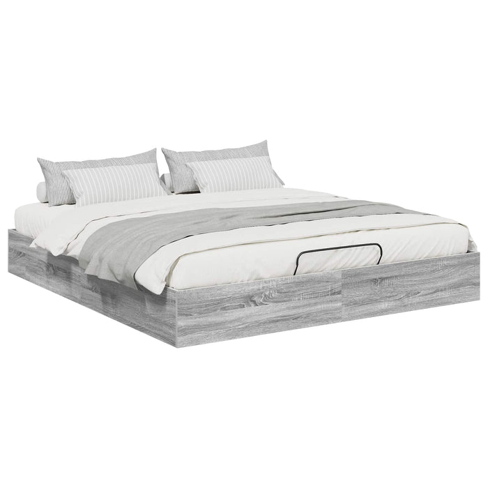 Cadru de pat otoman Gri Sonoma 193 x 120 x 25 cm PAL - WALTI WALTI