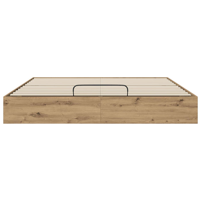 Cadru de pat otoman Stejar artizanal 193 x 120 x 25 cm PAL - WALTI WALTI