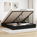 Cadru de pat otoman Stejar Negru 193 x 120 x 25 cm PAL - WALTI WALTI