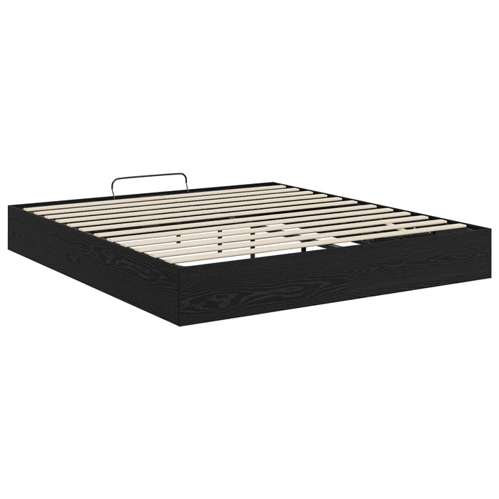 Cadru de pat otoman Stejar Negru 193 x 120 x 25 cm PAL - WALTI WALTI