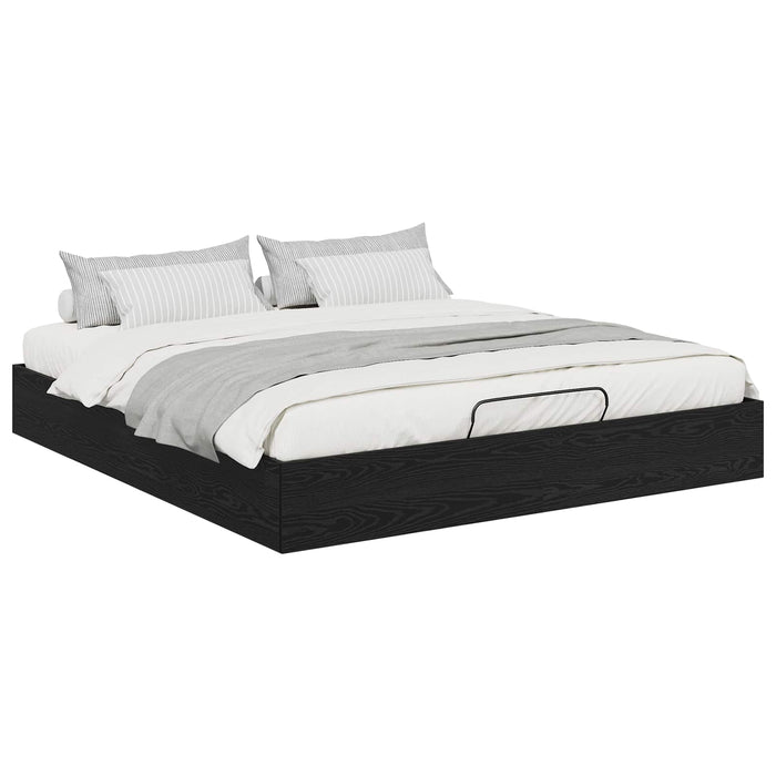 Cadru de pat otoman Stejar Negru 193 x 120 x 25 cm PAL - WALTI WALTI