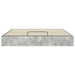 Cadru de pat otoman Gri din beton 193 x 120 x 25 cm - WALTI WALTI