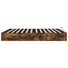 Cadru de pat otoman Stejar fumuriu 193 x 120 x 25 cm PAL - WALTI WALTI