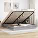 Cadru de pat otoman Gri Sonoma 193 x 120 x 25 cm PAL - WALTI WALTI