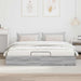 Cadru de pat otoman Gri Sonoma 193 x 120 x 25 cm PAL - WALTI WALTI