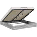 Cadru de pat otoman Gri Sonoma 193 x 120 x 25 cm PAL - WALTI WALTI