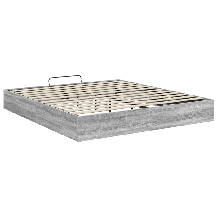 Cadru de pat otoman Gri Sonoma 193 x 120 x 25 cm PAL - WALTI WALTI