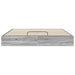 Cadru de pat otoman Gri Sonoma 193 x 120 x 25 cm PAL - WALTI WALTI