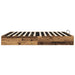 Cadru de pat otoman Lemn vechi 160 x 200 cm Lemn compozit - WALTI WALTI