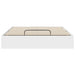 Cadru de pat otoman cu depozitare Alb 193 x 120 x 25 cm PAL - WALTI WALTI