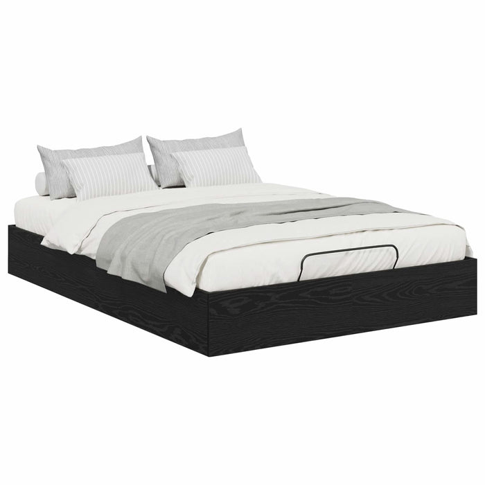 Cadru de pat otoman Stejar Negru 193 x 120 x 25 cm PAL - WALTI WALTI