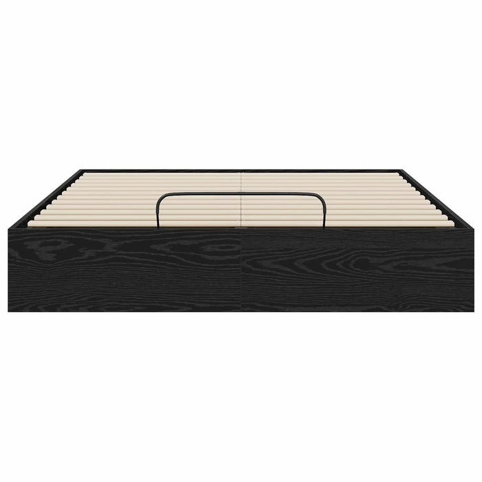 Cadru de pat otoman Stejar Negru 193 x 120 x 25 cm PAL - WALTI WALTI