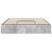 Cadru de pat otoman Gri din beton 193 x 120 x 25 cm - WALTI WALTI