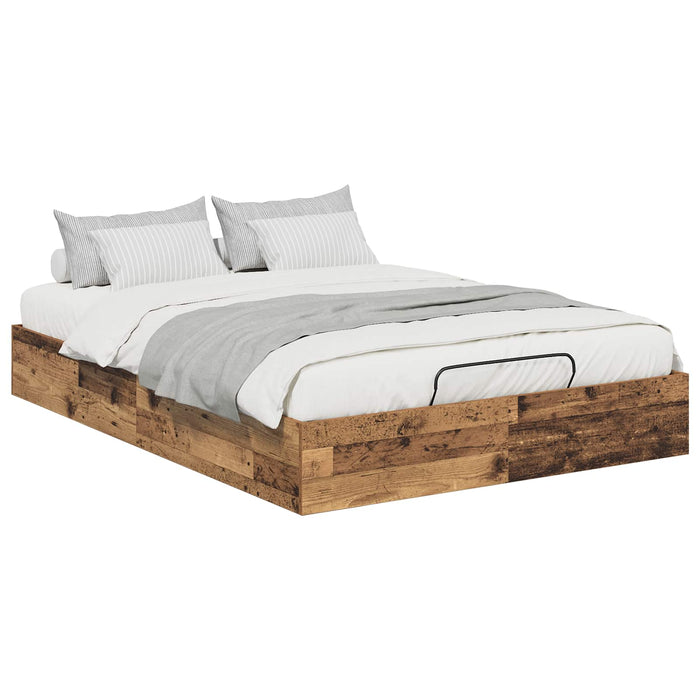 Cadru de pat otoman Lemn vechi 193 x 120 x 25 cm PAL - WALTI WALTI