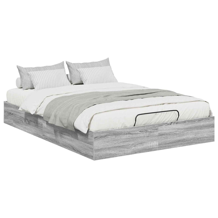 Cadru de pat otoman Gri Sonoma 193 x 120 x 25 cm PAL - WALTI WALTI