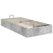 Cadru de pat otoman Gri din beton 193 x 120 x 25 cm - WALTI WALTI