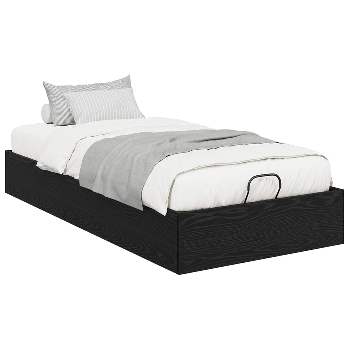 Cadru de pat otoman Stejar Negru 193 x 120 x 25 cm PAL - WALTI WALTI