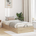 Cadru de pat otoman Stejar Sonoma 193 x 120 x 25 cm PAL - WALTI WALTI