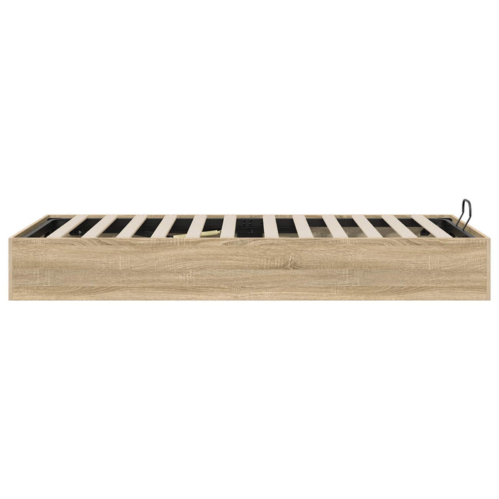 Cadru de pat otoman Stejar Sonoma 193 x 120 x 25 cm PAL - WALTI WALTI