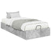 Cadru de pat otoman Gri din beton 193 x 120 x 25 cm - WALTI WALTI