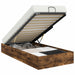 Cadru de pat otoman Stejar fumuriu 193 x 120 x 25 cm PAL - WALTI WALTI