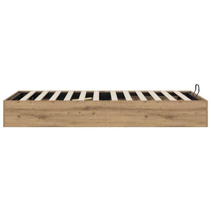 Cadru de pat otoman Stejar Artizanal 193 x 120 x 25 cm - WALTI WALTI