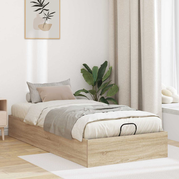 Cadru de pat otoman Stejar Sonoma 203 x 80,5 x 25 cm - WALTI WALTI