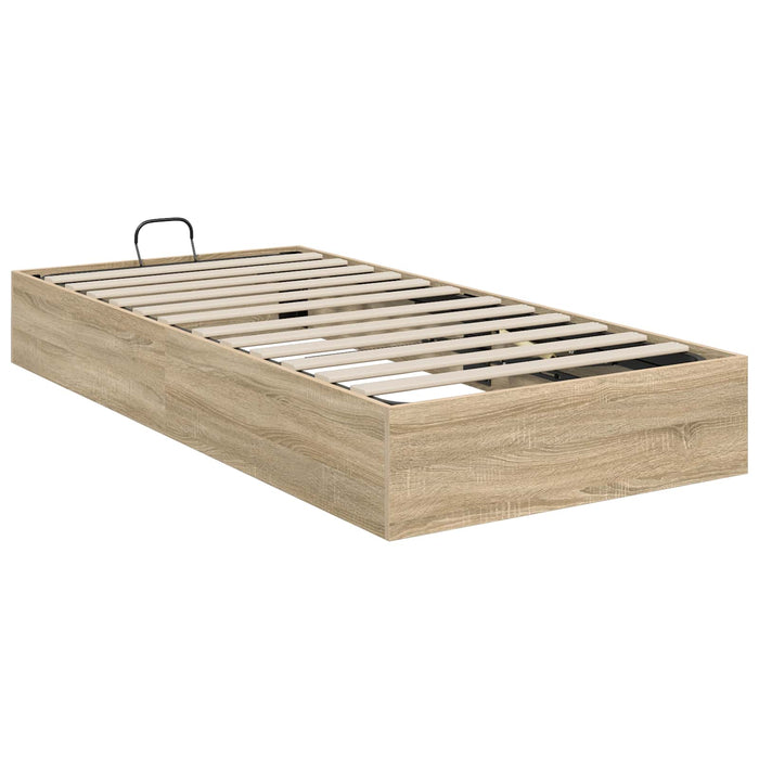 Cadru de pat otoman Stejar Sonoma 203 x 80,5 x 25 cm - WALTI WALTI
