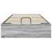 Cadru de pat otoman Gri Sonoma 203 x 80,5 x 25 cm Lemn compozit - WALTI WALTI