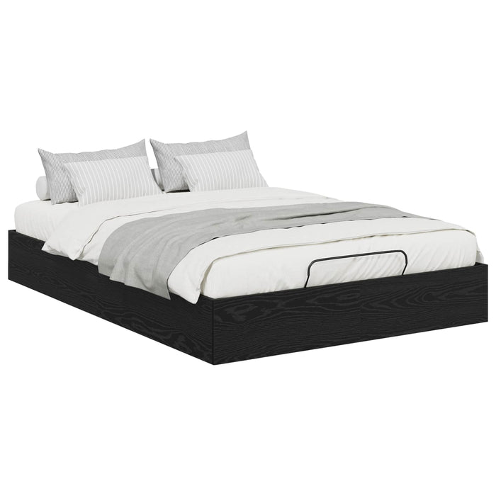 Cadru de pat otoman Stejar Negru 193 x 120 x 25 cm PAL - WALTI WALTI