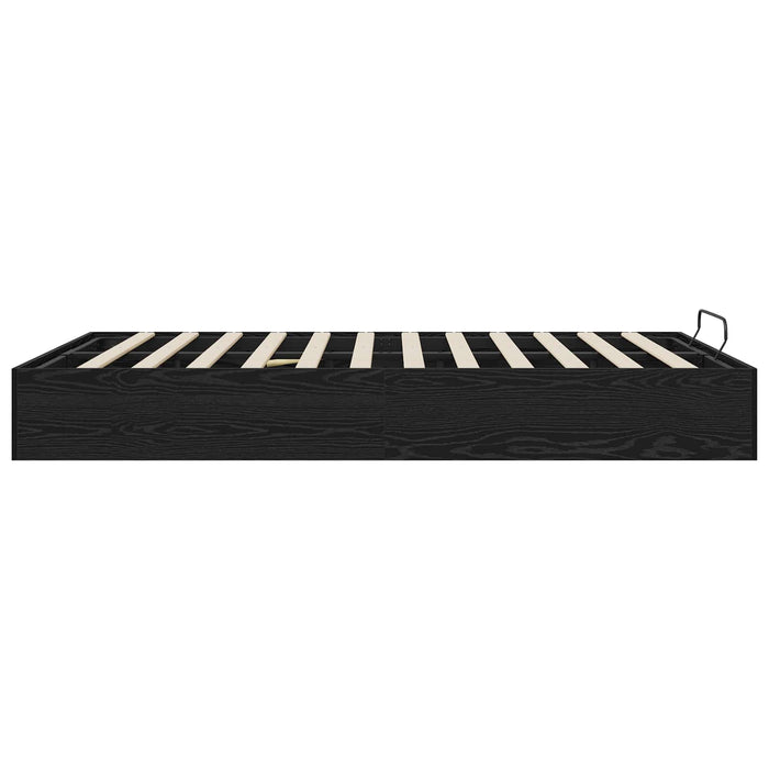 Cadru de pat otoman Stejar Negru 193 x 120 x 25 cm PAL - WALTI WALTI