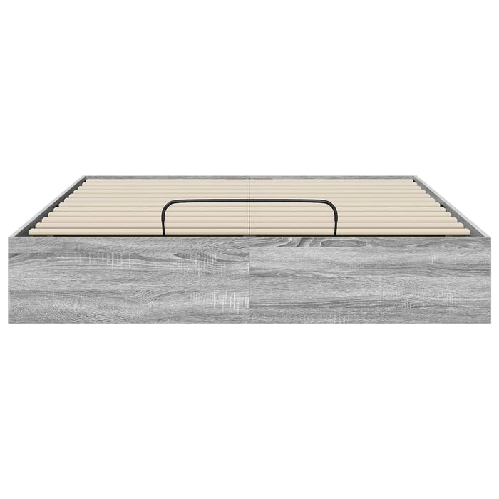 Cadru de pat otoman Gri Sonoma 193 x 120 x 25 cm PAL - WALTI WALTI