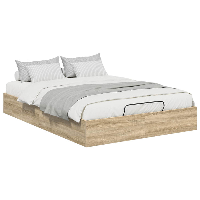 Cadru de pat otoman Stejar Sonoma 193 x 120 x 25 cm PAL - WALTI WALTI