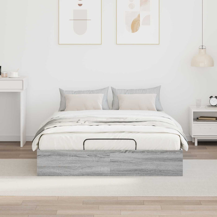 Cadru de pat otoman Gri Sonoma 193 x 120 x 25 cm PAL - WALTI WALTI