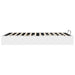 Cadru de pat otoman cu depozitare Alb 193 x 120 x 25 cm PAL - WALTI WALTI