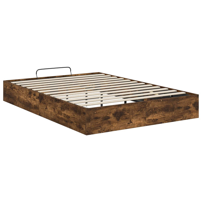 Cadru de pat otoman Stejar fumuriu 193 x 120 x 25 cm PAL - WALTI WALTI