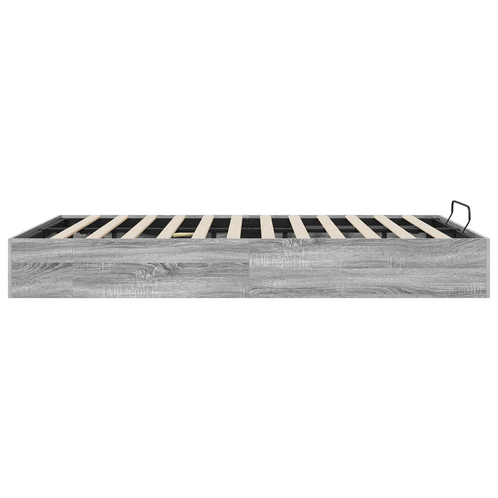 Cadru de pat otoman Gri Sonoma 193 x 120 x 25 cm PAL - WALTI WALTI
