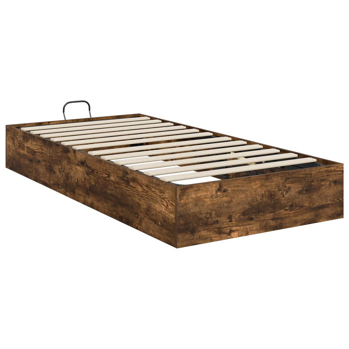 Cadru de pat otoman Stejar fumuriu 193 x 120 x 25 cm PAL - WALTI WALTI
