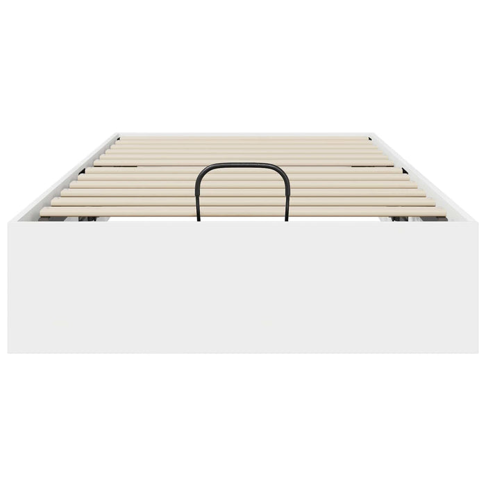 Cadru de pat otoman Alb 194 x 75,5 x 25 cm Lemn compozit - WALTI WALTI