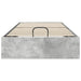 Cadru de pat otoman Gri din beton 193 x 75,5 x 25 cm - WALTI WALTI