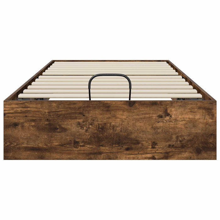 Cadru de pat otoman Stejar fumuriu 193 x 75,5 x 25 cm - WALTI WALTI