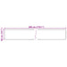 Covor Imprimare Crem 300 x 50 cm Poliester și PVC - WALTI WALTI