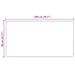 Covor Imprimare Crem 200 x 80 cm Poliester și PVC - WALTI WALTI