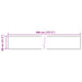 Covor Imprimare Crem 400 x 80 cm Poliester și PVC - WALTI WALTI