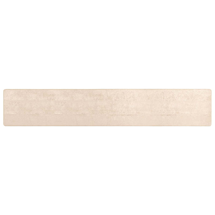 Covor Imprimare Crem 400 x 80 cm Poliester și PVC - WALTI WALTI