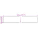 Covor Imprimare Crem 450 x 80 cm Poliester și PVC - WALTI WALTI