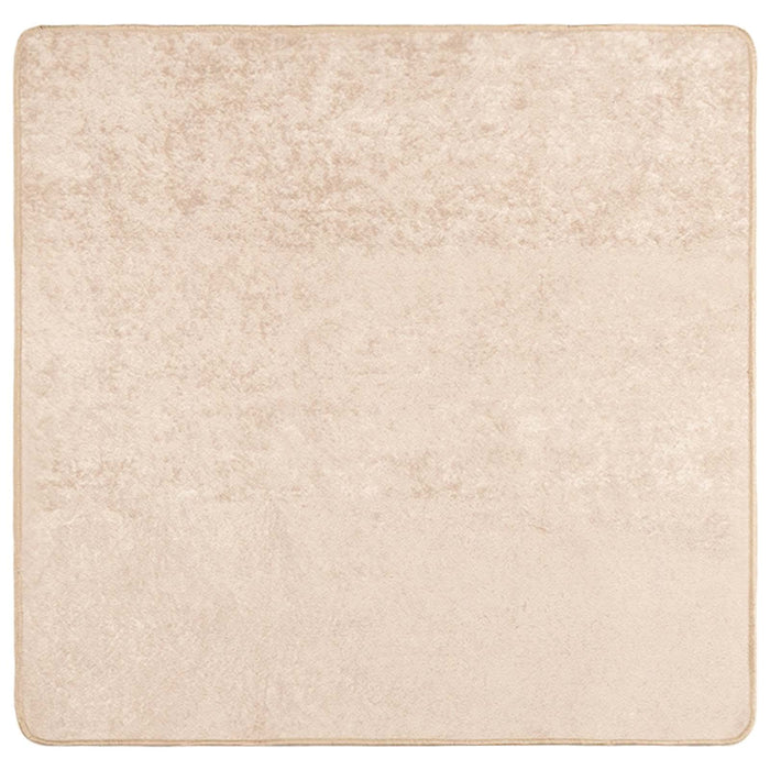 Covor Imprimare Crem 100 x 100 cm Poliester și PVC - WALTI WALTI